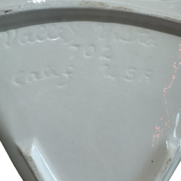 Vintage MCM Valley Vista #702 Calif USA Pottery Bowl Leaf Shaped Brown Set of 5 - Picture 2 of 16